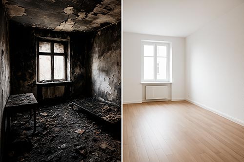 Avant/après : restauration d’un logement sinistré grâce au débarras et au nettoyage à Paris